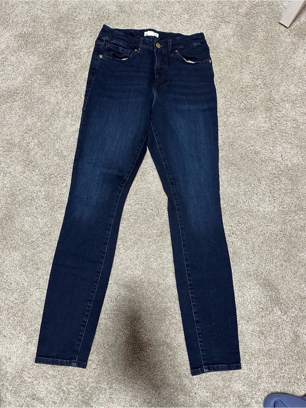 Good American Dark Indigo Skinny Jeans